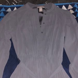 XS H&M Gray dress with pleated skirt